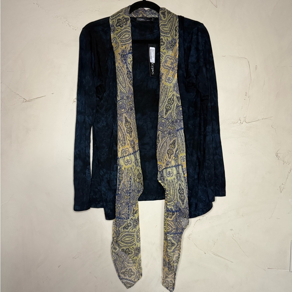 NWT! Gypsy 05 Bamboo l/s Drape Cardigan